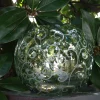 Ritmica Vaso sferico in vetro verde