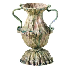 Rocco Anse Piccolo Vaso scultoreo in ceramica beige