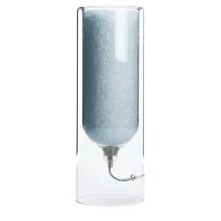 Rocklumìna Lampada da tavolo sferica XXS Azzurro