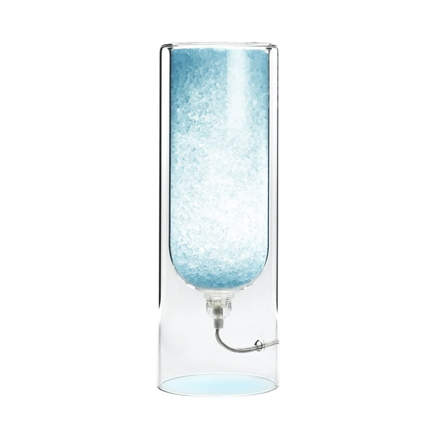 Rocklumìna Lampada da tavolo sferica XXS Azzurro