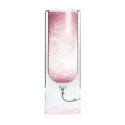 Rocklumìna Lampada da tavolo sferica XXS rosa