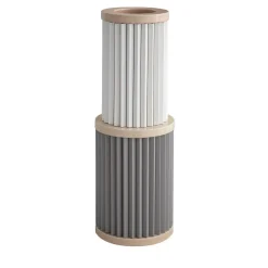 Rombini C Vaso Bianco e Grigio di Ronan e Erwan Bouroullec