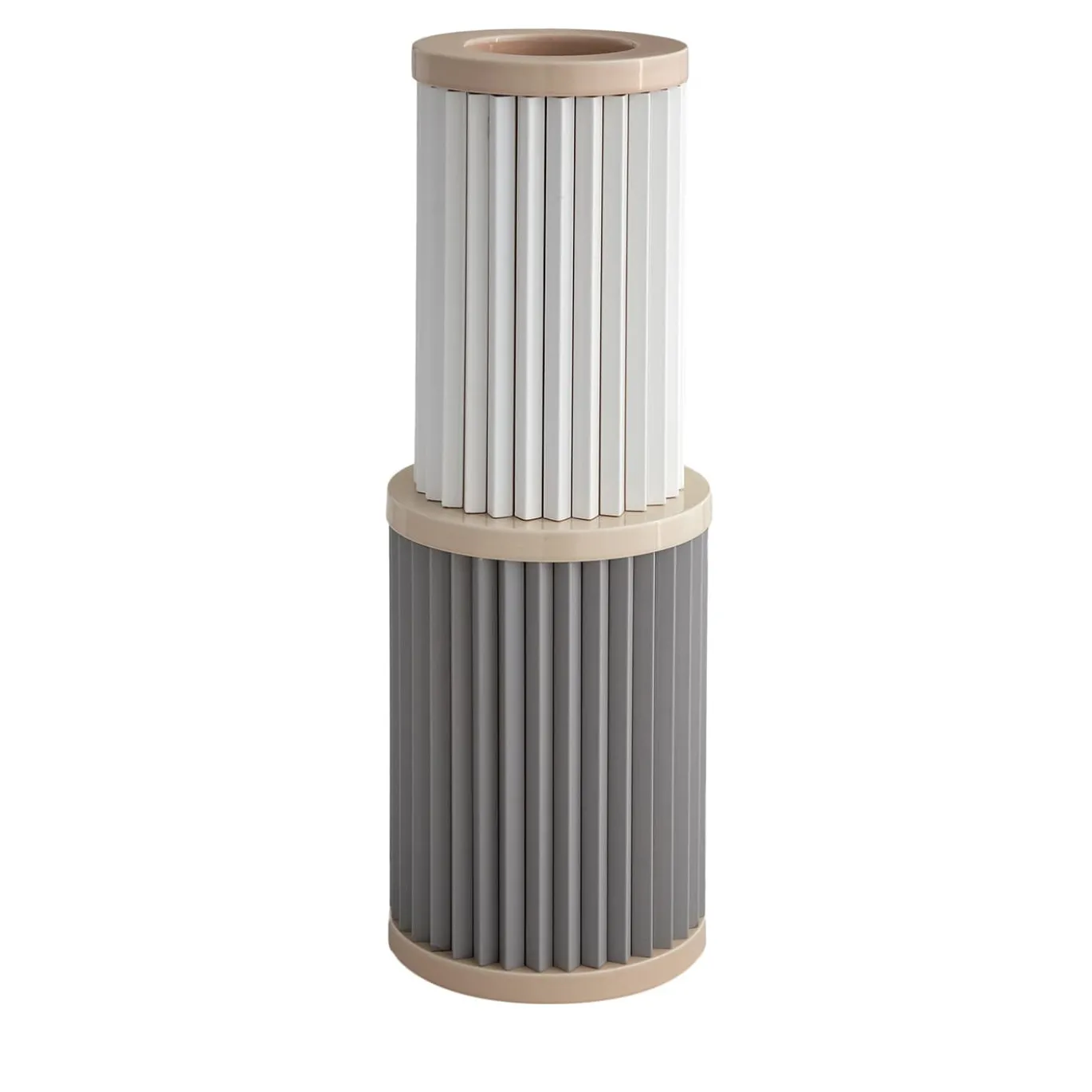 Rombini C Vaso Bianco e Grigio di Ronan e Erwan Bouroullec