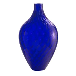 Samarcanda Vaso decorativo alto Balloton blu