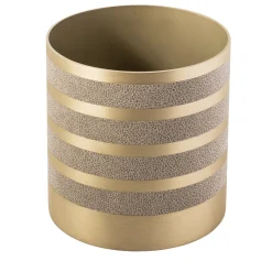 Saturno Vaso basso marrone