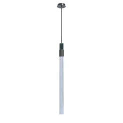 Sbàrlusc Lampada a Sospensione in Vetro Blu Teal e Ottone Gunmetal di Isacco Brioschi