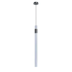 Sbàrlusc Lampada a Sospensione in Vetro Trasparente e Ottone Gunmetal di Isacco Brioschi