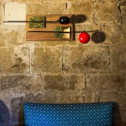 Sconce B'Tulip Rosso e Foglia d'Oro