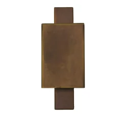 Sconce Liù II in ottone brunito