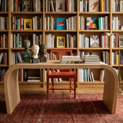 Scrivania Minimalista Otto in Rovere
