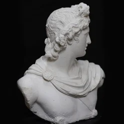 Scultura Apollo del Belvedere in Gesso Bianco