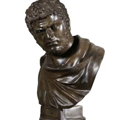 Scultura Busto Caracalla in bronzo