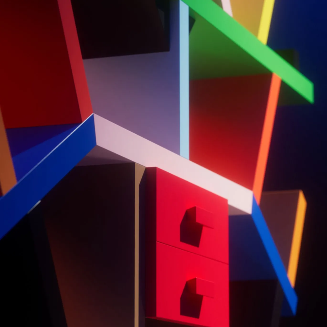 Scultura Carlton Miniatura Memphis in Legno di Ettore Sottsass