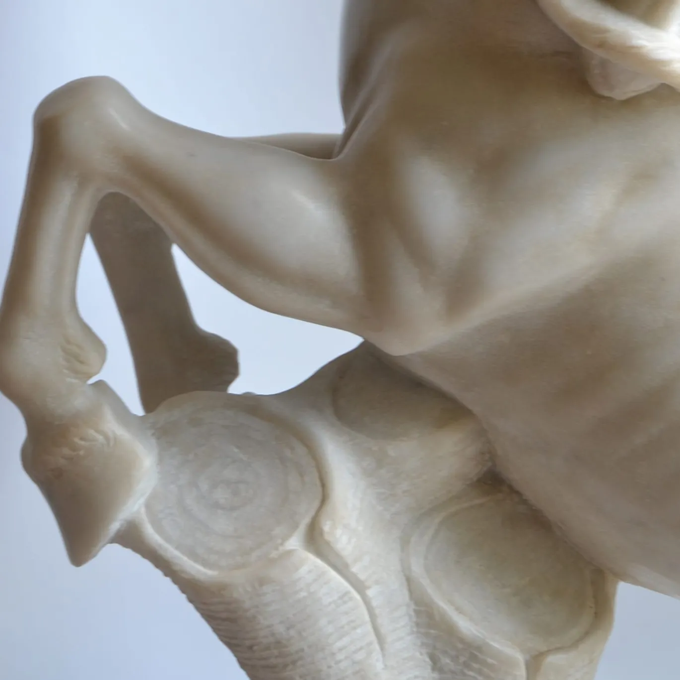 Scultura Centauro Bianco Carrara