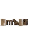 Scultura City in Marmo Dark Emperador