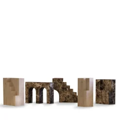 Scultura City in Marmo Dark Emperador