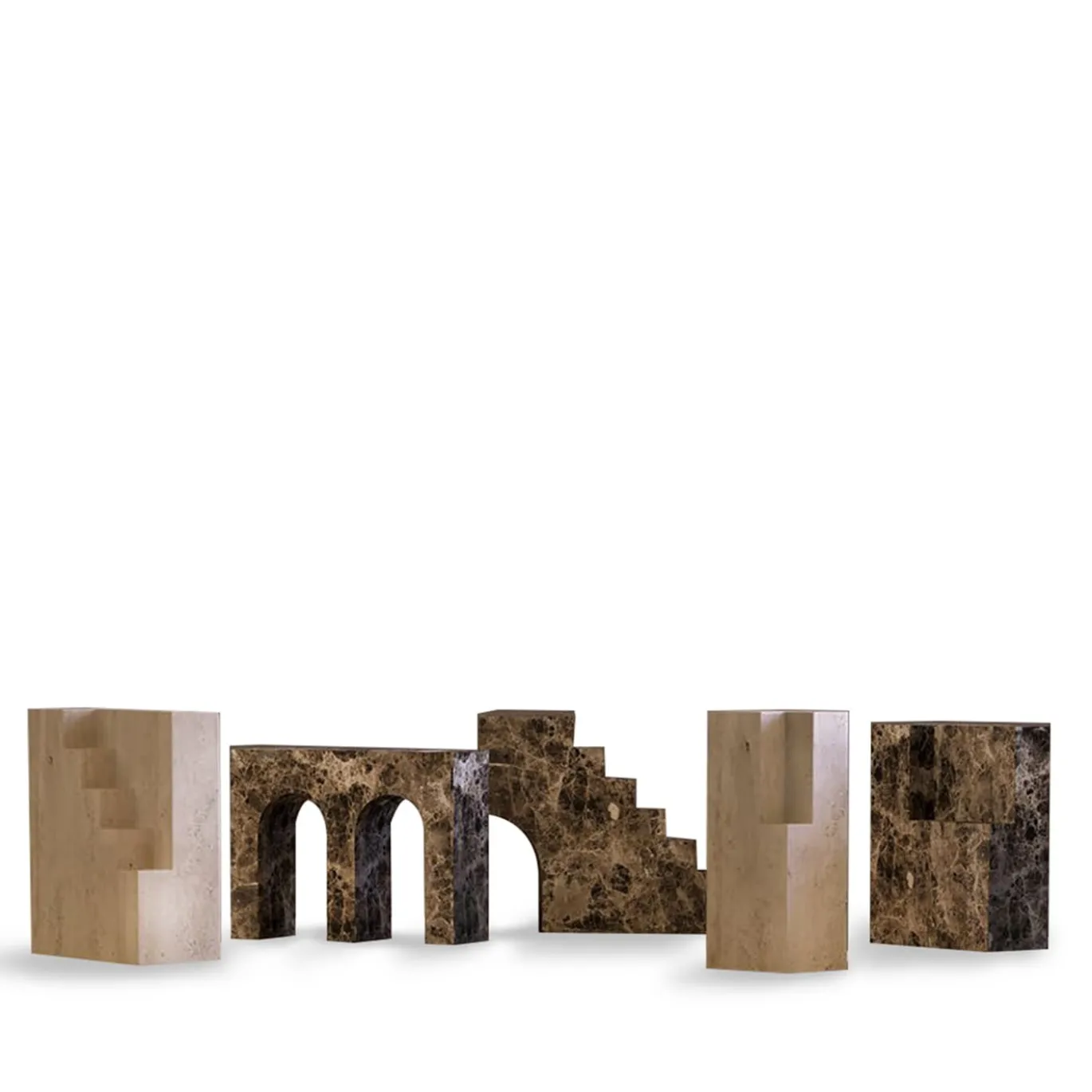 Scultura City in Marmo Dark Emperador