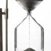 Scultura Clessidra Timeless con Limatura di Ferro Grigia