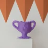 Scultura Decorativa Copy viola stampata in 3D