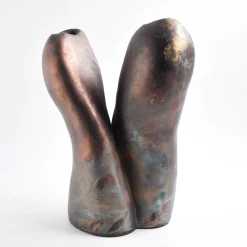 Scultura Decorativa in Ceramica Intreccio Silente di Nino Basso