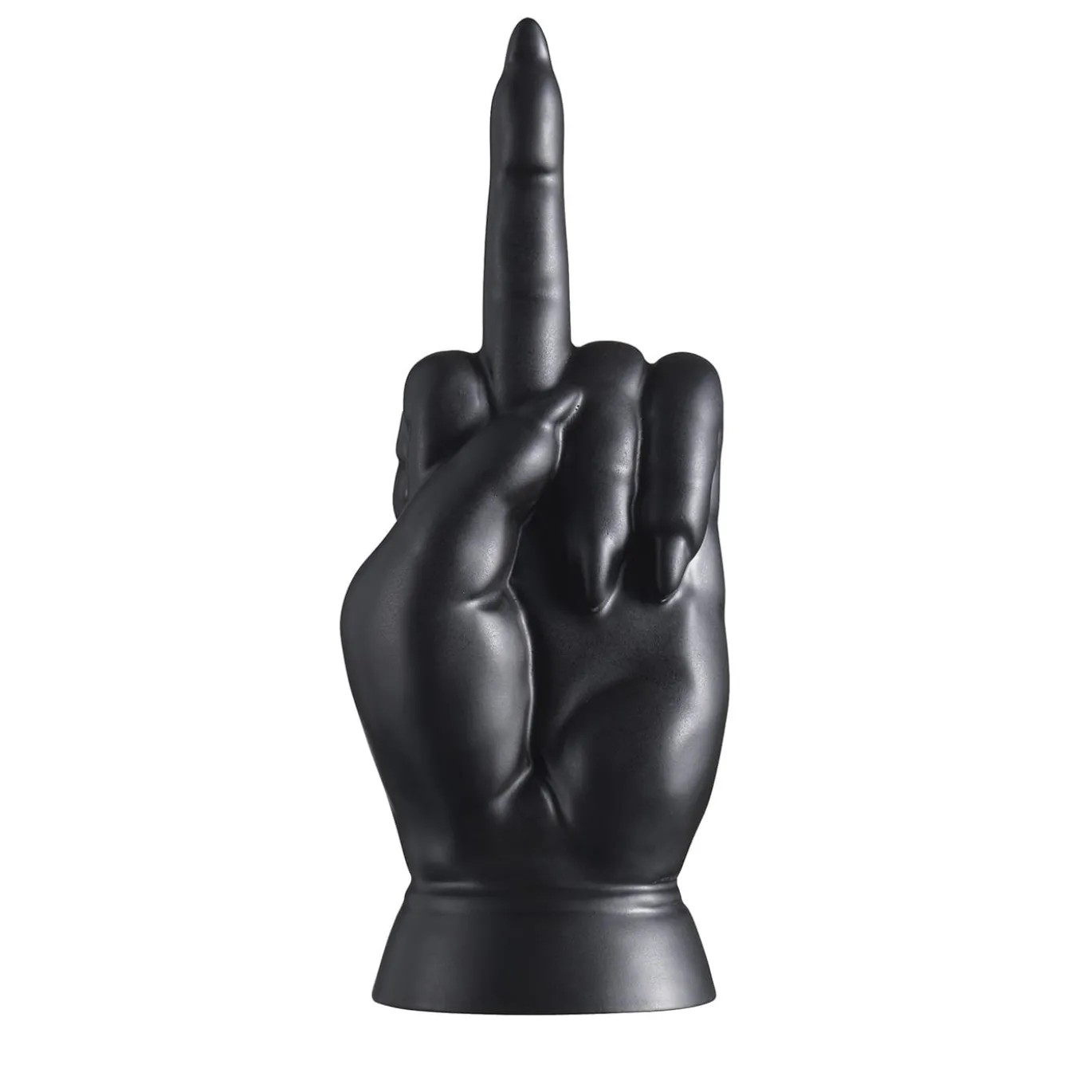 Scultura decorativa Infamis Nero di Ugo La Pietra