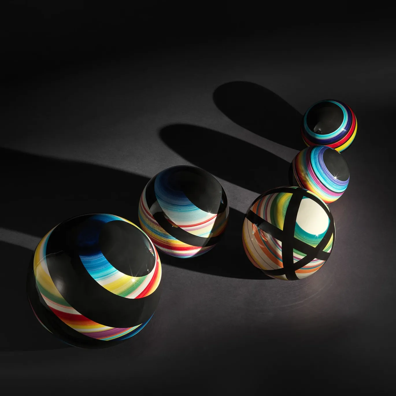 Scultura Decorativa Kosmos B in Ceramica di Jean-Christophe Clair