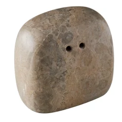 Scultura Decorativa OMO 4 in Marmo Marrone