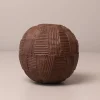 Scultura decorativa Sfero Cartoccio C15/Cacao