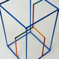 Scultura Decorativa Spazio di Fuga in Rame Blu