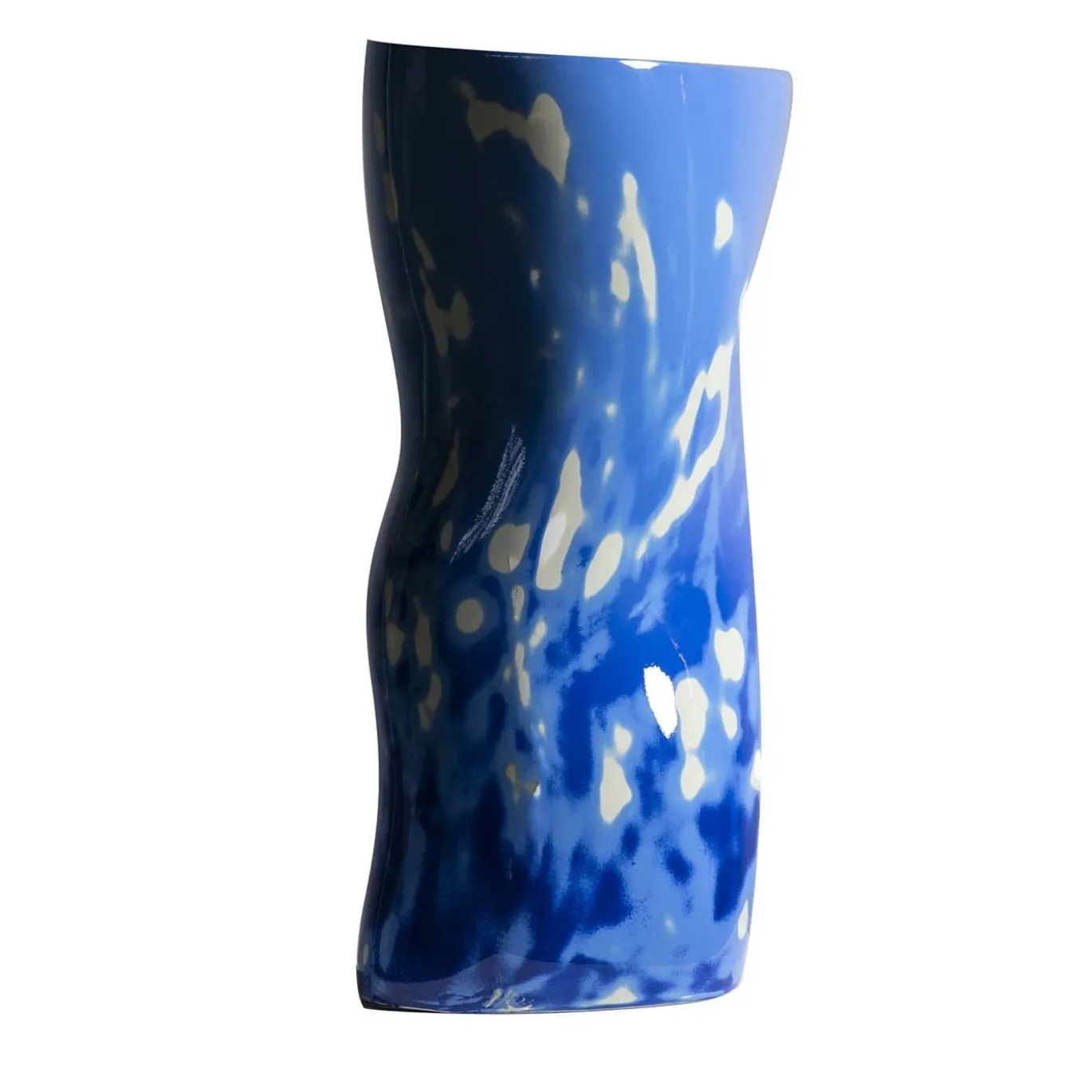 Scultura di busto femminile blu
