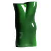 Scultura di busto femminile verde
