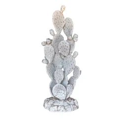 Scultura di fico d'India bianco