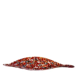 Scultura di sole rosso Onda