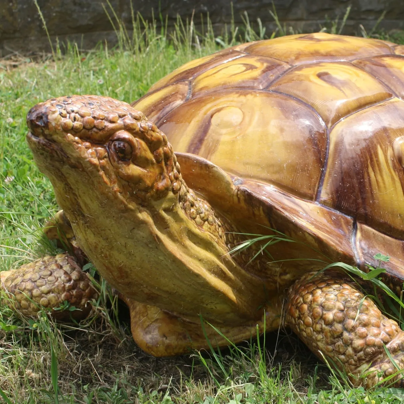 Scultura di tartaruga gigante