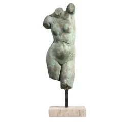 Scultura Dorso Donna Frammento piccolo in Bronzo