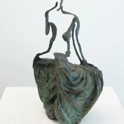 Scultura Elisa in Bronzo Verde