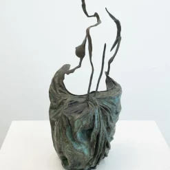 Scultura Elisa in Bronzo Verde