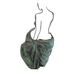 Scultura Elisa in Bronzo Verde