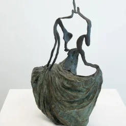 Scultura Elisa in Bronzo Verde
