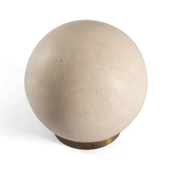 Scultura Fermacarte Gravity Zodiac Scorpione - Plutone in Marmo Beige