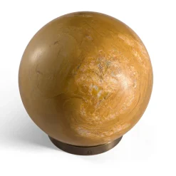 Scultura Fermacarte Gravity Zodiac Bilancia Venere in Marmo Bronzo