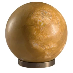 Scultura Fermacarte Gravity Zodiac Bilancia Venere in Marmo Bronzo