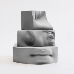 Scultura Hermes grigia