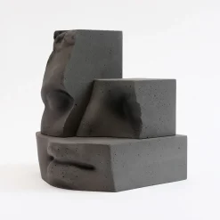 Scultura Hermes nera