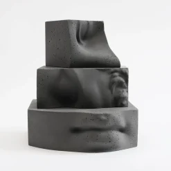 Scultura Hermes nera