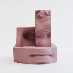 Scultura Hermes rosa