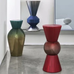 Scultura in anfora rossa di Luca Barengo