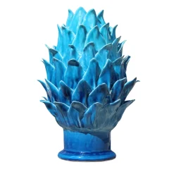 Scultura in ceramica azzurra Galatea