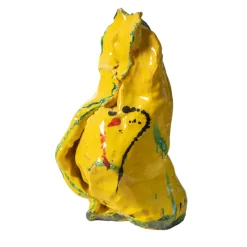 Scultura in ceramica policroma Astrazioni