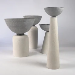 Scultura Incontri Fondativi 3B in Marmo e Cemento